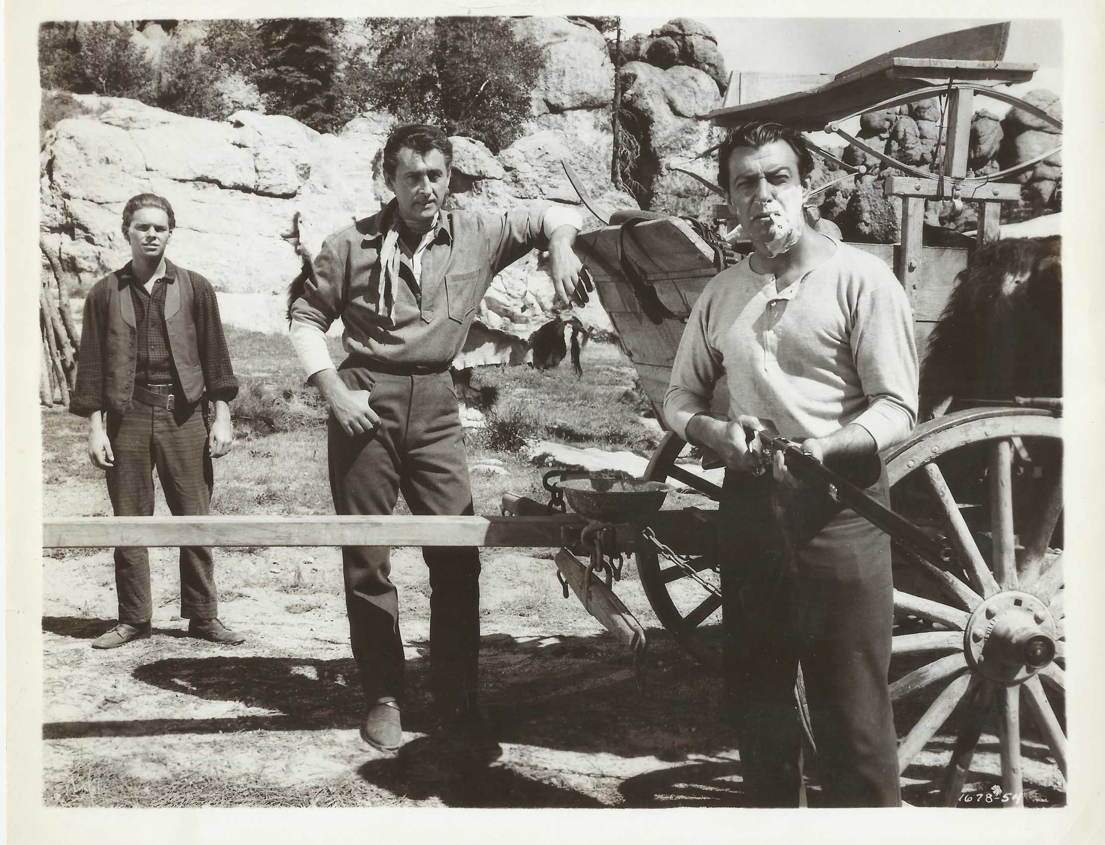 ROBERT TAYLOR & STEWART GRANGER in "The Last Hunt" Original Vintage
